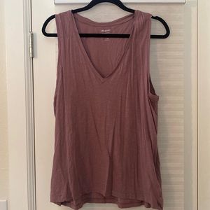 Madewell pink tank top